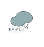 [毎日使える]シンプルなゆるっとふわふわ（個別スタンプ：3）