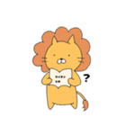 ライオンになりたかったネコ（個別スタンプ：18）