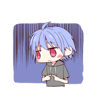 天使級に可愛い青髪少年（個別スタンプ：3）