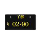 ナンバープレート風語呂合わせ3（個別スタンプ：7）
