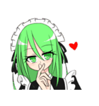 お嬢さまとメイドたち（個別スタンプ：5）