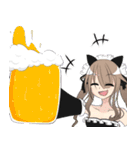 お嬢さまとメイドたち（個別スタンプ：10）