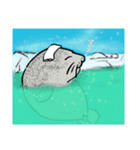 くりおねとあざらし（個別スタンプ：6）