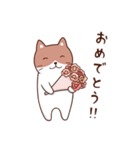 シンプルねこ シンプルうさぎ（個別スタンプ：3）