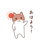 シンプルねこ シンプルうさぎ（個別スタンプ：6）
