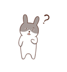 シンプルねこ シンプルうさぎ（個別スタンプ：34）