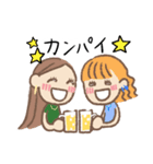 働く女子の飲み会お誘いスタンプ（個別スタンプ：13）