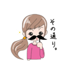 気持ちを伝える【リアクションガール】（個別スタンプ：23）