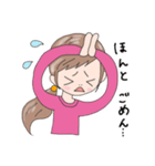 気持ちを伝える【リアクションガール】（個別スタンプ：29）