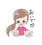 気持ちを伝える【リアクションガール】（個別スタンプ：39）