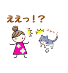 筆跡診断士モジ子の毎日のあいさつ（個別スタンプ：6）