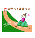 筆跡診断士モジ子の毎日のあいさつ（個別スタンプ：11）