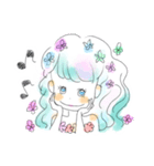 スケーターまりちゃん（個別スタンプ：5）