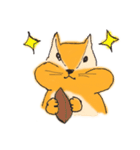 手描きリス（個別スタンプ：3）