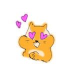 手描きリス（個別スタンプ：7）