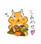 手描きリス（個別スタンプ：8）