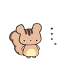 ハリネズミとリス（個別スタンプ：25）