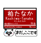 つくば特急 駅名 今まだこの駅です！（個別スタンプ：14）