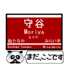 つくば特急 駅名 今まだこの駅です！（個別スタンプ：15）