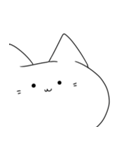 じゆうな猫。（個別スタンプ：3）