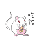ウイルス2020に対するかわいい小さなマウス（個別スタンプ：25）
