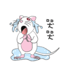 ウイルス2020に対するかわいい小さなマウス（個別スタンプ：34）