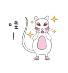 ウイルス2020に対するかわいい小さなマウス（個別スタンプ：37）