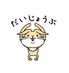 なんか普通の動物シリーズ・うさぎとサル（個別スタンプ：11）