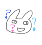 何食わぬ顔うさぎ（個別スタンプ：2）