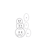 病みクマ・病み丸～オリジナルキャラ～（個別スタンプ：4）