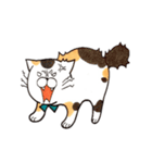 怒る猫さん（個別スタンプ：1）