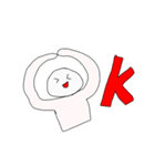 【毎日使える】手書きさん 改（個別スタンプ：1）