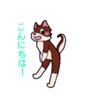キツネ犬スタンプ（個別スタンプ：4）