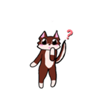 キツネ犬スタンプ（個別スタンプ：5）