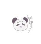 眉間にしわ寄せパンダ（個別スタンプ：2）