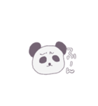 眉間にしわ寄せパンダ（個別スタンプ：6）