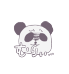 眉間にしわ寄せパンダ（個別スタンプ：9）