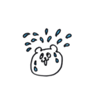 しろくまのスタンプ。（個別スタンプ：11）