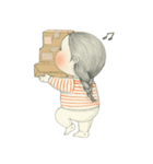 長いまつげの友達 2（個別スタンプ：15）