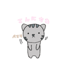 ねこのコン。4♡ねこのコンとくまったくん（個別スタンプ：3）