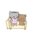 ねこのコン。4♡ねこのコンとくまったくん（個別スタンプ：23）
