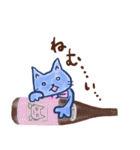 お酒大好きリボン猫さん（個別スタンプ：31）
