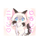 猫のみゅーちゃんスタンプ（個別スタンプ：14）