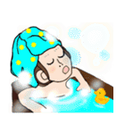 ひとみママの仲良し家族（個別スタンプ：21）