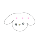 地雷抱えてるうさぎ（個別スタンプ：3）
