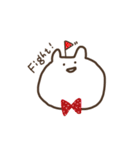 しもぶくれうさぎたち（個別スタンプ：14）