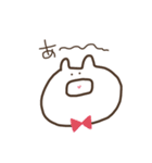 しもぶくれうさぎたち（個別スタンプ：24）