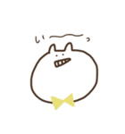 しもぶくれうさぎたち（個別スタンプ：25）