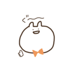 しもぶくれうさぎたち（個別スタンプ：30）