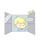 くまとおとこのこ（個別スタンプ：11）